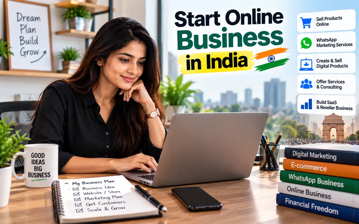 How to start an online business in India in 2026 with a low budget